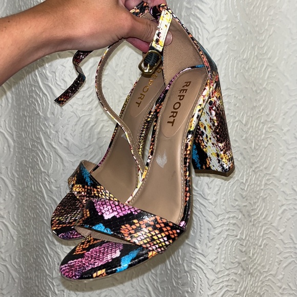 Snake Print Heels - Picture 3 of 5